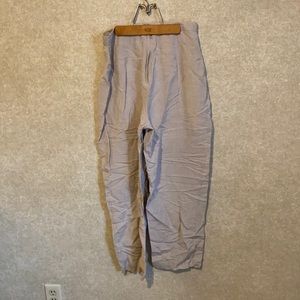 Women’s Beige Linen Pants